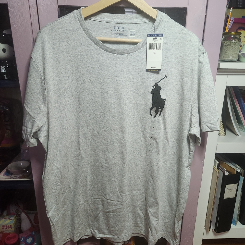Polo by Ralph Lauren Light Gray Short Sleeve Tee